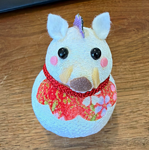 Japanese chirimen silk - japanese, zodiac