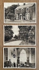 Vintage Postcards x3 Covenham, Lincolnshire - The Manor House, Bridge & Church