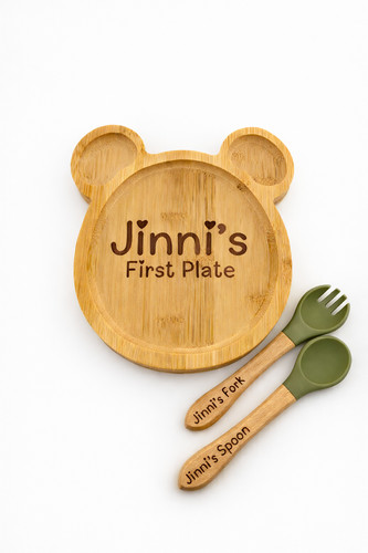 Personalised bamboo childrens - bamboo,