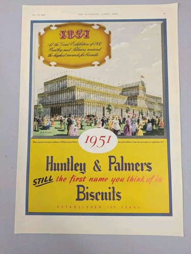 Huntley and palmers biscuits - and,