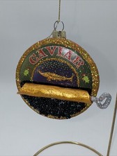 Blown Glass Caviar Tin