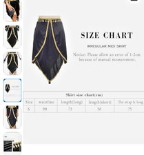 ushiny belly dance skirt lovely black and gold material