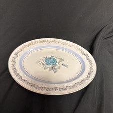 Alfred Meakin Blue Roses Oval