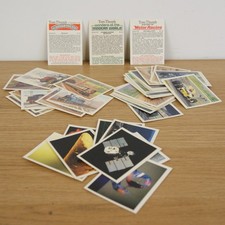 Vintage Tom Thumb Collectors Cards Britain's Railways, World Wonders, Motors