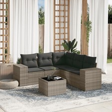 Garden Sofa Set Grey