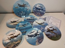 Set of Bradford Exchange Royal Doulton Heroes over Home Territory Display Plates