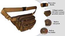 Canvas Army Fanny Pack Big &