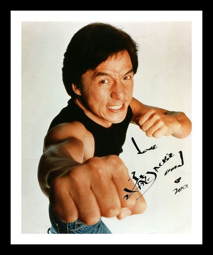 Jackie chan autographed - jackie,