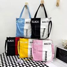 Large Capacity Women's Canvas Bag New Casual All-match Shoulder Bag Messenger