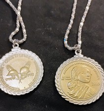 2 Coin Pendant Necklace 2015 &