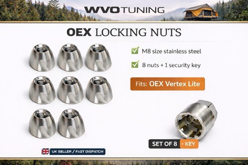 Oex rooftent anti theft - x, m8