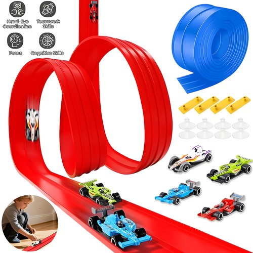 Flexible race track for kids - race,