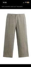 Zara Men’s 100% Washed Linen