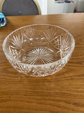 Edinburgh Crystal Trifle/fruit Bowl. 8” X 3.5 “