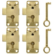 WARDROBE LOCK SET 4Pk 2 Keys