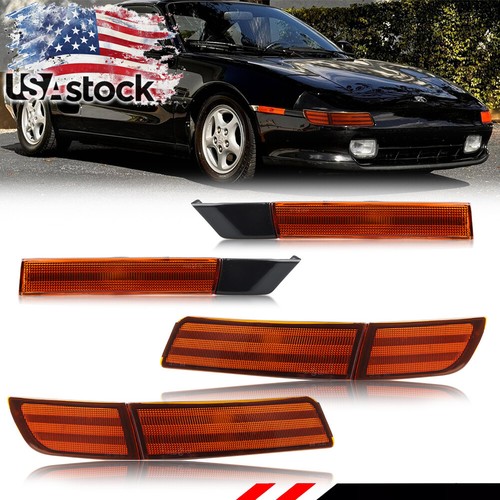 Amber front signal side - signal, +