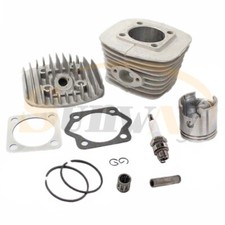 47mm Cylinder Head Set Piston Kit For 80cc Gas Motorized Bicycle Bike Engine