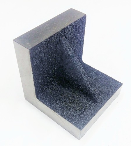 Solid webbed angle plate x - angle,
