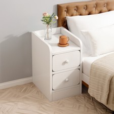 Wooden Narrow Bedside Table