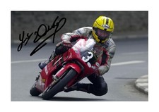 Joey Dunlop 8 A4 reproduction