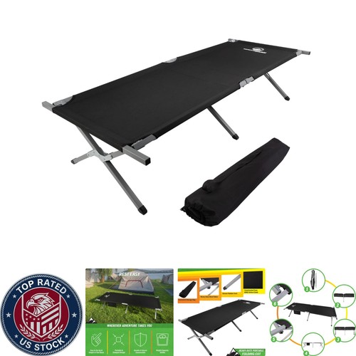 Elevated comfort folding cot - comfort,
