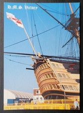 Vintage Postcard Unused Admiral Nelson's Flagship HMS Victory Portsmouth