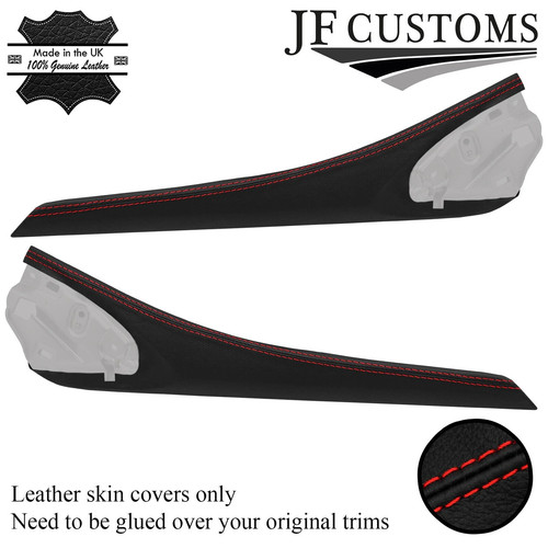 Red leather 2x centre - 2x,