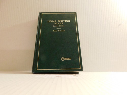 Legal writing style - legal, second