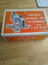 Vintage Portable Circular cutter 5" Blade, Hobby woodwork, craft.