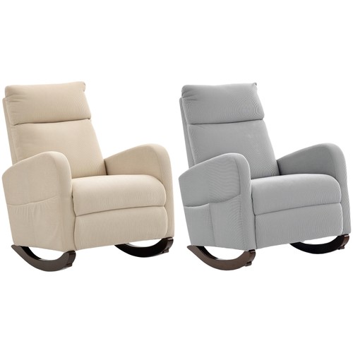 Homcom upholstered accent - upholstered,