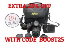 Nikon D5600 24MP Camera DSLR with 18-55mm, Shutter Count 1878, V.G. REFURBISHED