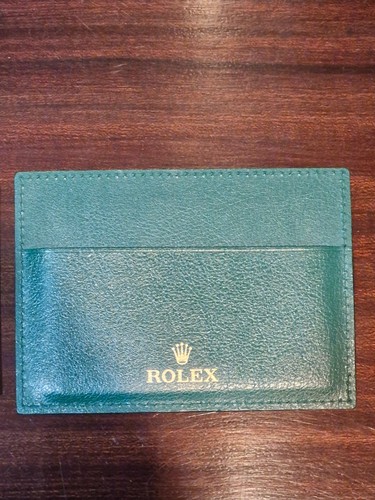 Rolex green leather - leather, service