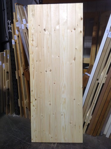 Pine ledged door bead butt - bead, &