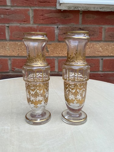 Antique gilded glass baccarat - gilded,
