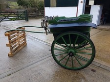 Victorian Governess Cart including  full set of ornate cob harness. 