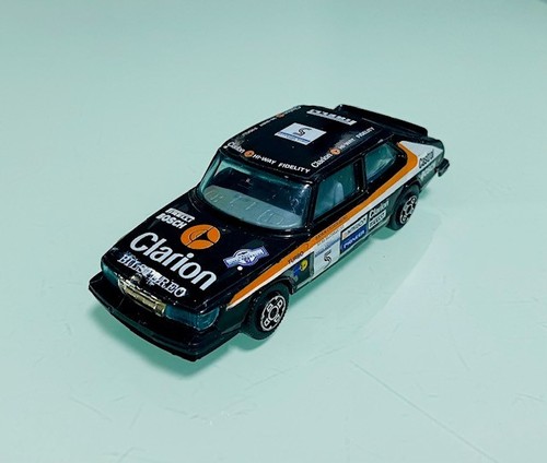 Burago scale black saab - 1:43,