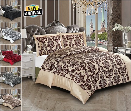 Damask reversible duvet - damask,