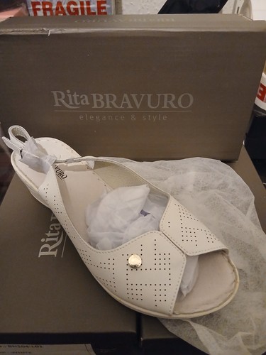 New ladies leather white - new,