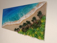 Handmade 3D Tropical Beach