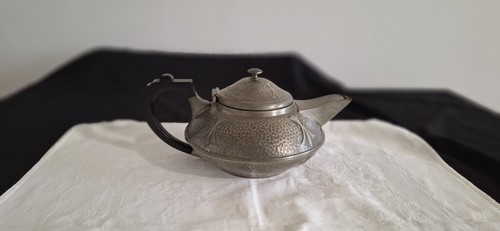 Vintage civic pewter teapot - civic,