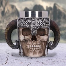 Viking Skull Tankard Mug