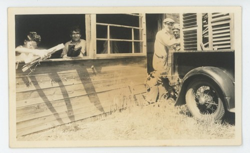 Vintage photo scrap yard - scrap, waste