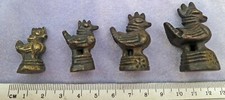 **RARE 4 Antique Asian Bronze