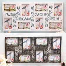 Multi Aperture Photo Picture Frame hold 8 Photos Large Multi Picture Photo 6x4in