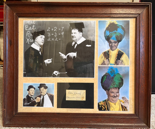 Framed stan laurel - framed,