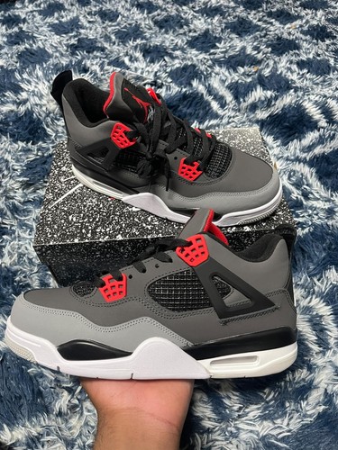 Jordan men grey - 4, red