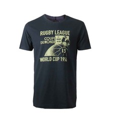 1954 Rugby League World Cup Vintage Navy T-Shirt