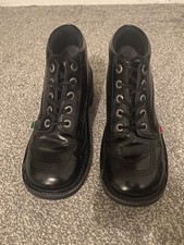 Kickers School Shoes Black