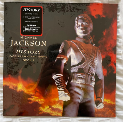 Michael jackson orange vinyl - michael,