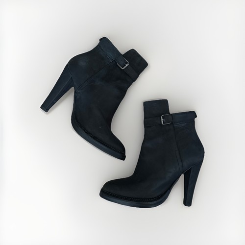 Damir doma black leather ankle - doma,